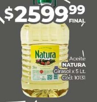 Diarco Aceite Natura oferta