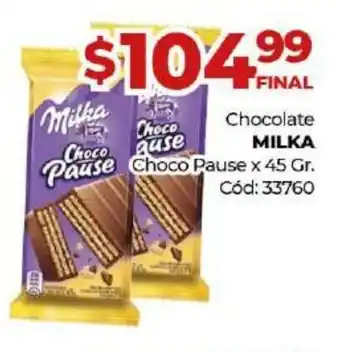 Diarco Chocolate Milka oferta
