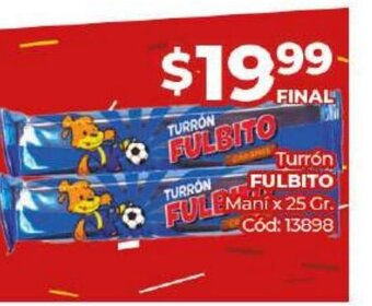 Diarco Turrón Fulbito oferta