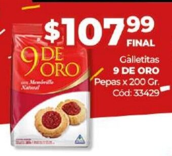 Diarco Galletitas 9 De Oro oferta