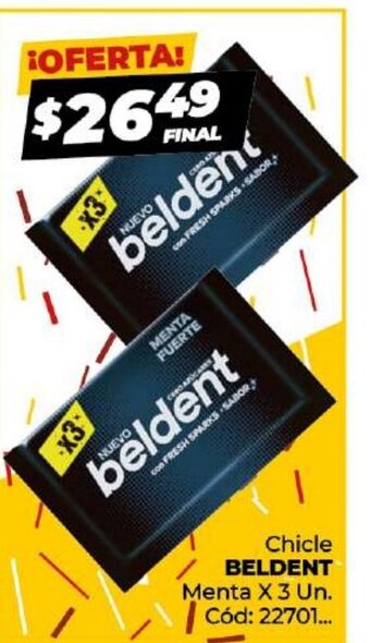 Diarco Chicle Beldent oferta