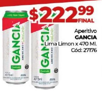 Diarco Aperitivo Gancia oferta