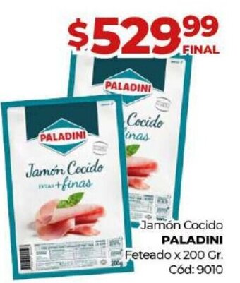 Diarco Jamón Cocido Paladini oferta