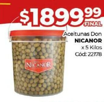 Diarco Aceitunas Don Nicanor oferta