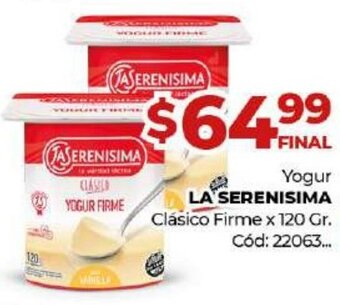 Diarco Yogur La Serenisima oferta