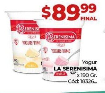 Diarco Yogur La Serenisima oferta