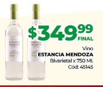 Diarco Vino Estancia Mendoza oferta