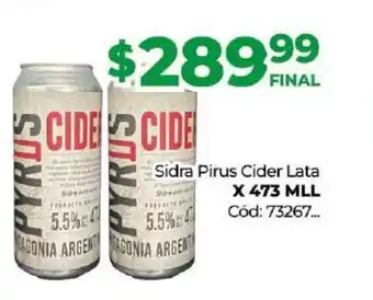 Diarco Sidra Pirus Cider Lata x 473 MLL oferta