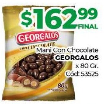Diarco Mani Con Chocolate Georgalos oferta