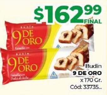 Diarco Budín 9 De Oro oferta