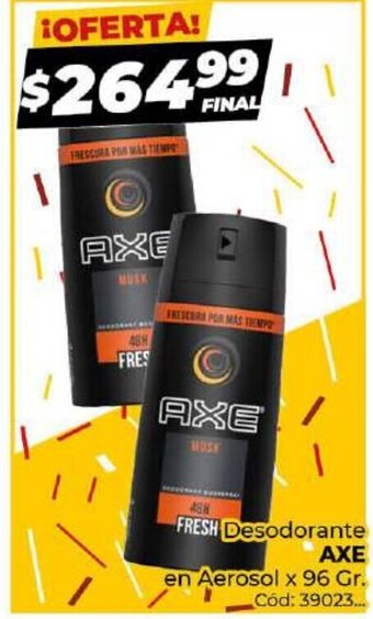 Diarco Desodorante Axe oferta