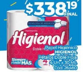 Diarco Papel Higiénico Higienol oferta