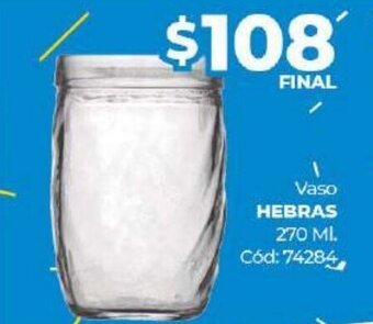 Diarco Vaso Hebras oferta