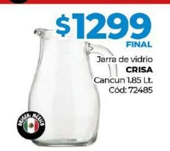 Diarco Jarra de Vidrio Crisa oferta