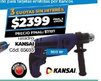 Diarco Taladro Kansai oferta