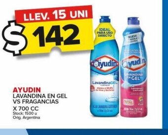 Carrefour Maxi Ayudin Lavandina En Gel Vs Fragancias x 700cc oferta