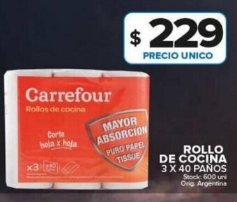 Carrefour Maxi Rollo de Cocina oferta