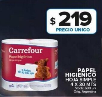 Carrefour Maxi Papel Higienico oferta