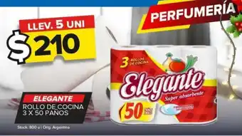 Carrefour Maxi Elegante Rollo de Cocina 3 x Paños oferta