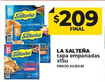 Supermayorista Vital La salteña tapa empanadas oferta
