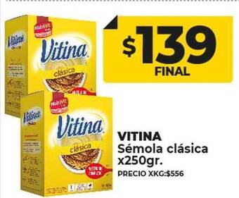 Supermayorista Vital Vitina sémola clásica oferta