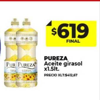 Supermayorista Vital Pureza aceite girasol oferta