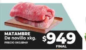 Supermayorista Vital Matambre de novillo oferta