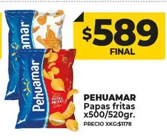 Supermayorista Vital Pehuamar papas fritas oferta
