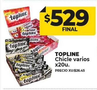 Supermayorista Vital Topline chicle varios oferta