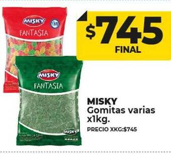 Supermayorista Vital Misky gomitas varias oferta