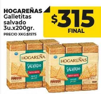 Supermayorista Vital Hogareñas galletitas salvado oferta