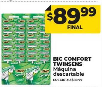 Supermayorista Vital Bic comfort twinsens máquina descartable oferta