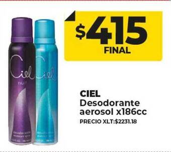 Supermayorista Vital Ciel desodorante aerosol oferta