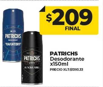 Supermayorista Vital Patrichs desodorante oferta