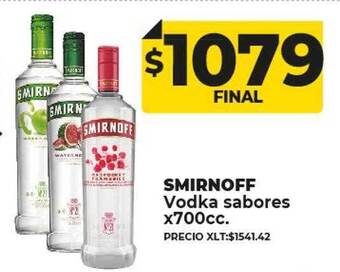 Supermayorista Vital Smirnoff vodka sabores oferta