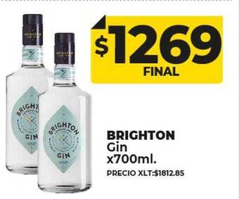 Supermayorista Vital Brighton gin oferta
