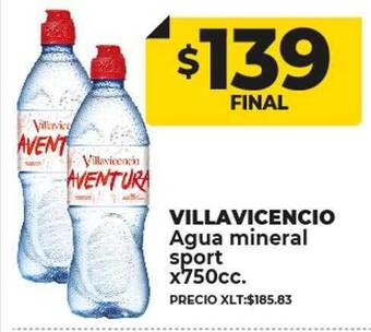 Supermayorista Vital Villavicencio agua mineral sport oferta