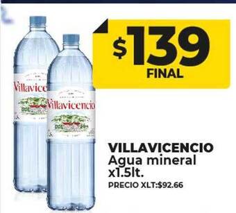 Supermayorista Vital Villavicencio agua mineral oferta