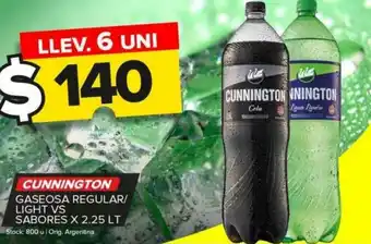 Carrefour Maxi Cunnington Gaseosa Regular/Light Vs Sabores x 2.25lt oferta