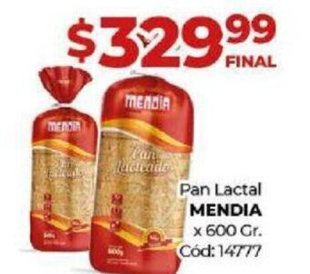 Diarco Pan Lactal Mendia oferta
