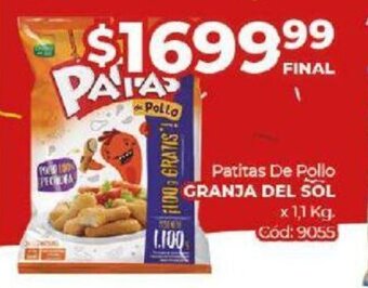Diarco Patitas de Pollo Granja del Sol oferta