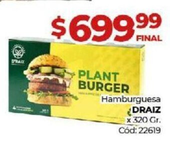 Diarco Hamburguesa Draiz oferta