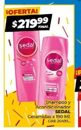 Diarco Shampoo y Acondicionador Sedal oferta