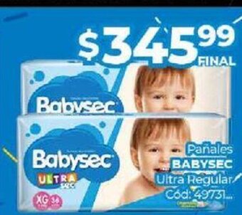 Diarco Pañales Babysec oferta
