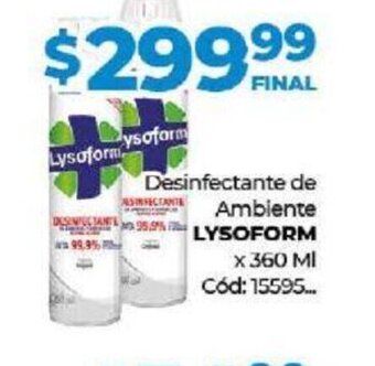Diarco Desinfectante de Ambiente Lysoform oferta