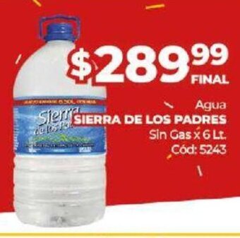 Diarco Agua Sierra de Los Padres oferta