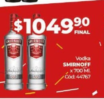 Diarco Vodka Smirnoff oferta
