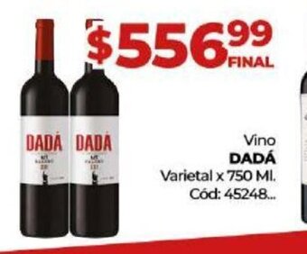 Diarco Vino Dadá oferta
