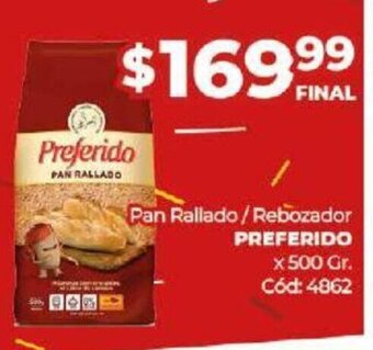 Diarco Pan Rallado/Rebozador Preferido oferta