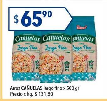 Hergo Arroz cañuelas largo fino oferta